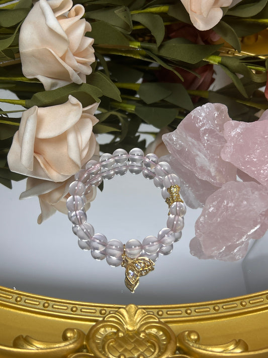 The secret of Rose quartz bracelet