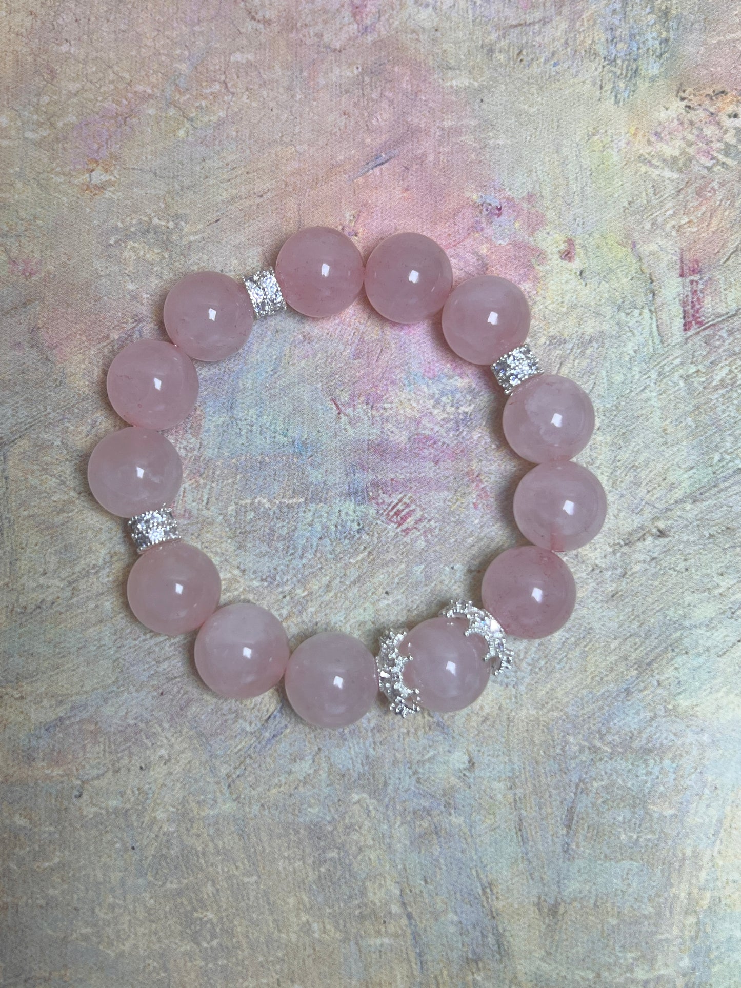 Rose quartz bracelet