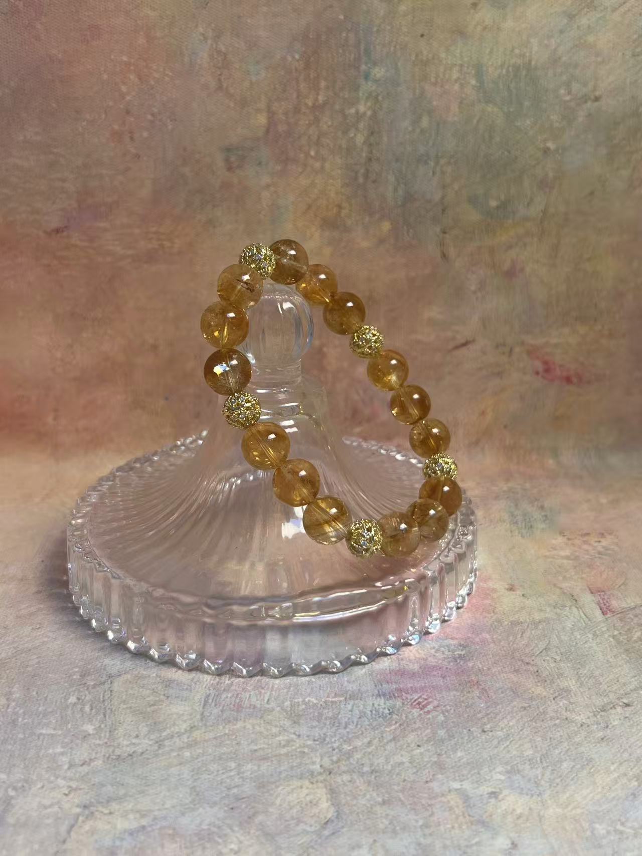 Crystal bracelet-Citrine crystal