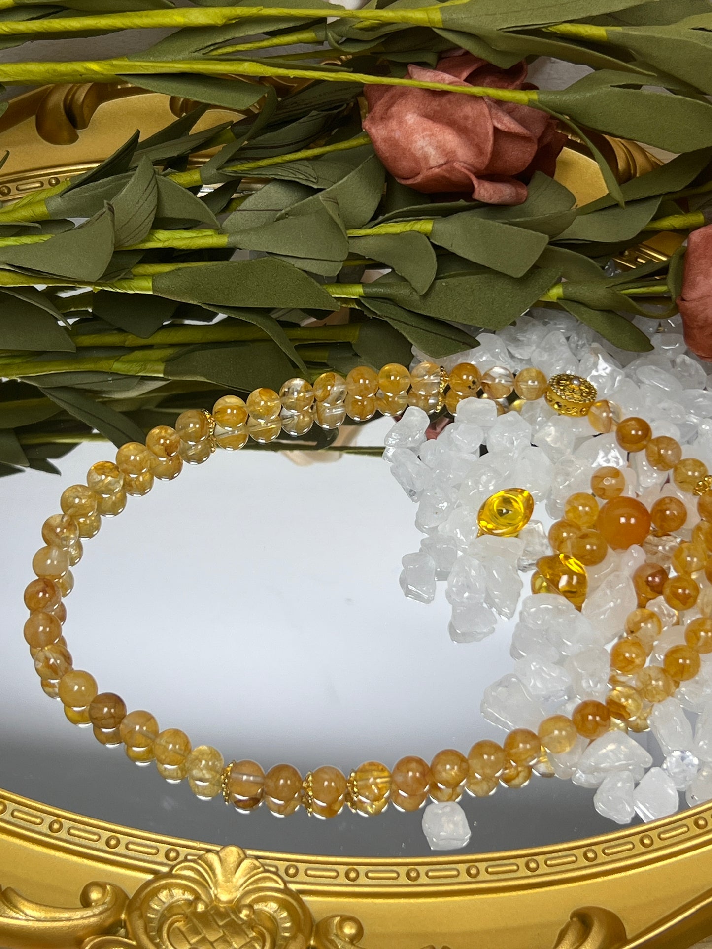 Stone bracelet Golden healer quartz