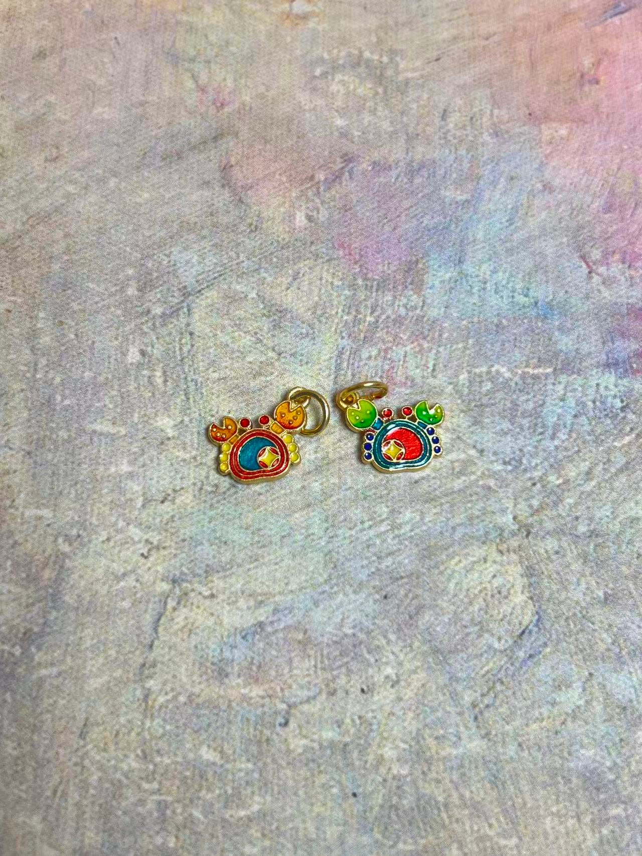 Drop Enamel Crab