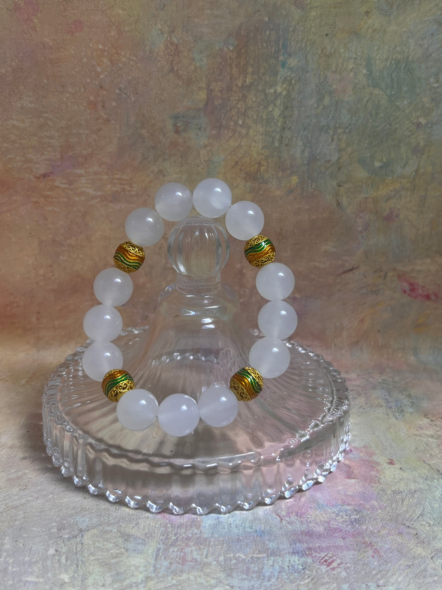 agate crystal bracelet