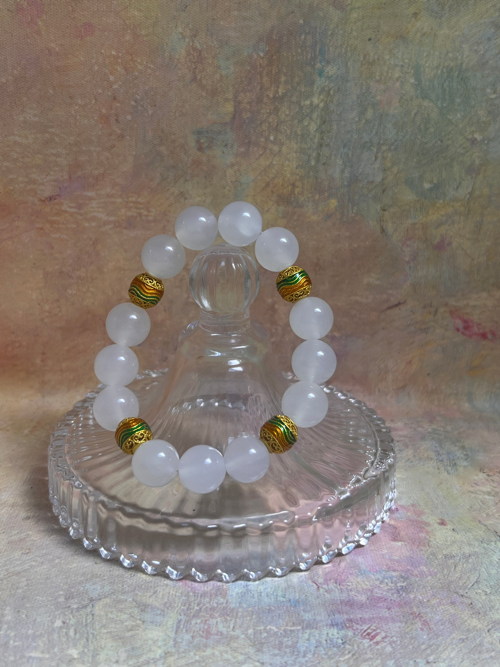 agate crystal bracelet