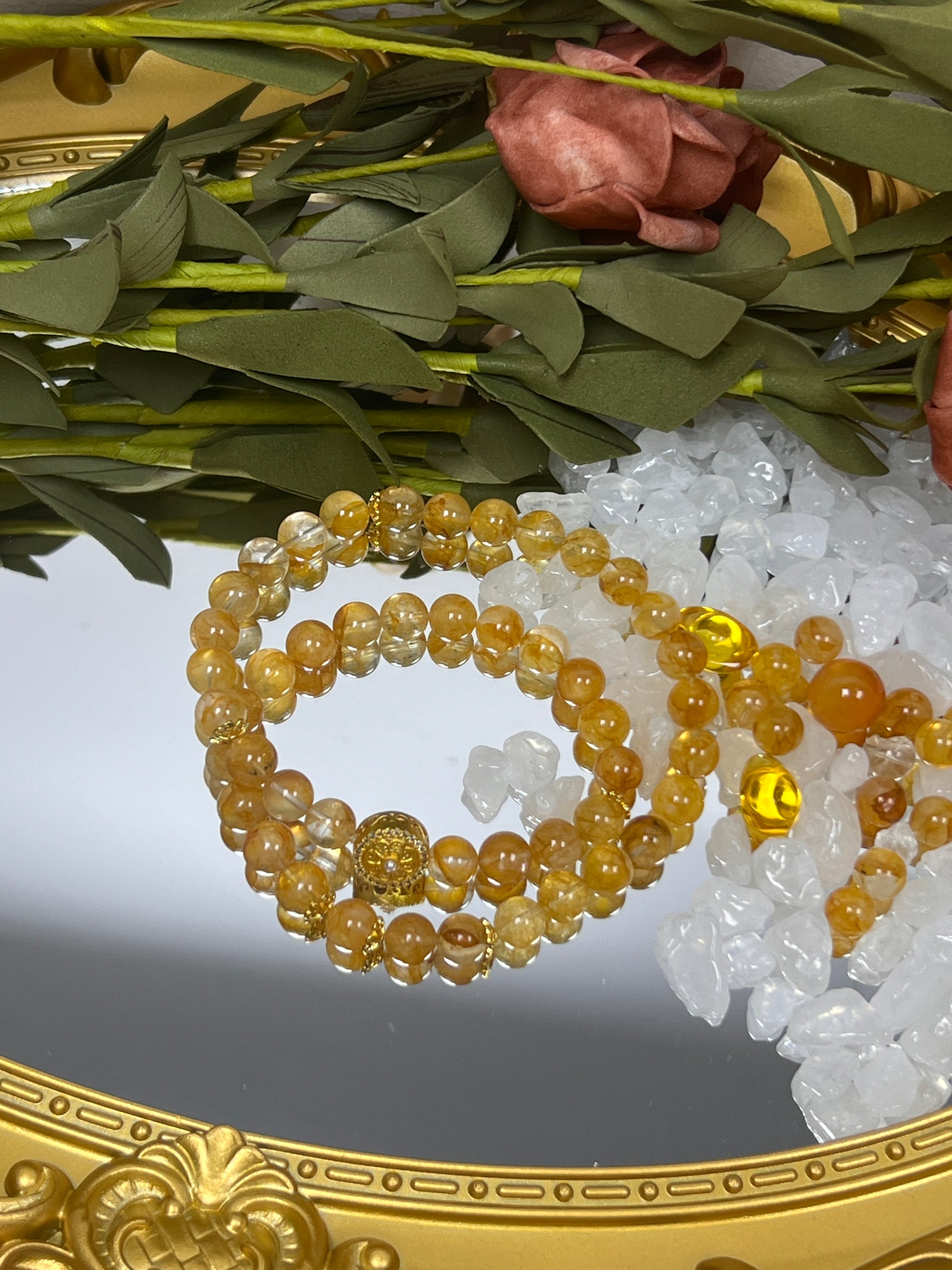 Crystal bracelets ,Golden healer quartz